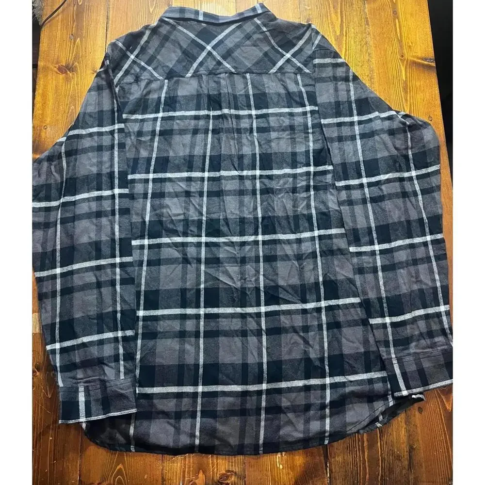 Columbia Flannel Shirt Mens XXL Grey Black Mizzou Tigers Flare Gun Plaid LS New
